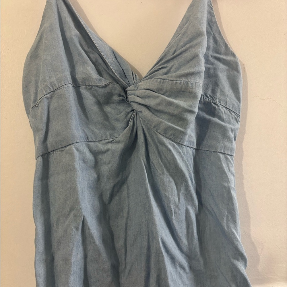 Old Navy Light Blue Twist-Front Camisole